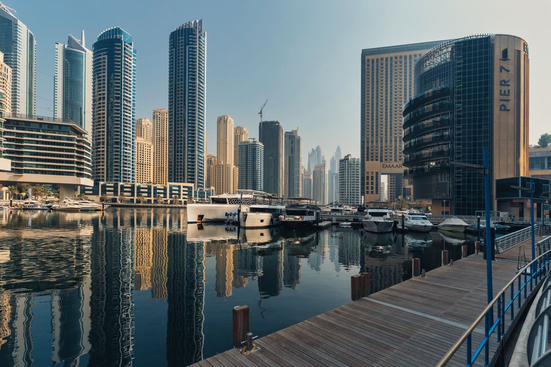 High-rise apartments in Dubai Marina